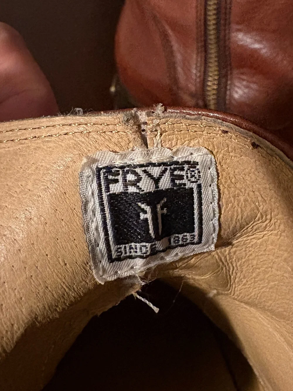 Women’s Brown Leather Frye Ankle Boots
